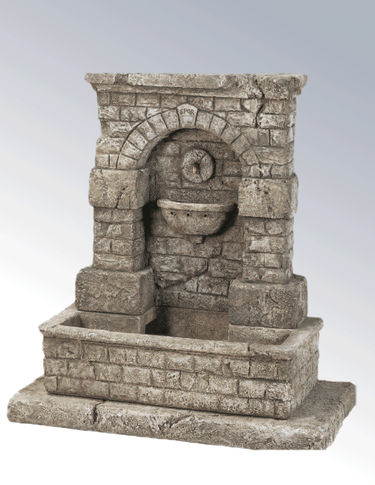 Spqr Cast Stone Outdoor Garden Fountains with Step Fountain Tuscan